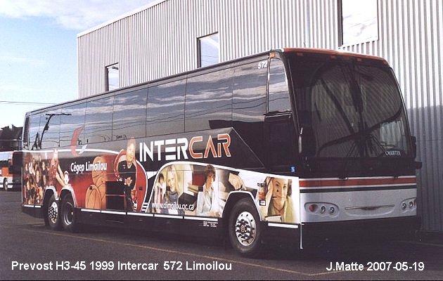 BUS/AUTOBUS: Prevost H3-45 1999 Intercar