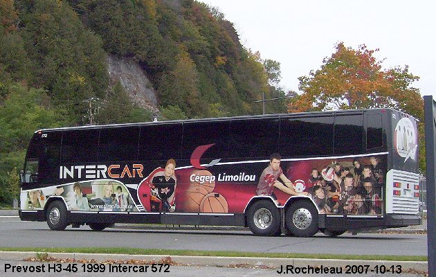 BUS/AUTOBUS: Prevost H3-45 1999 Intercar