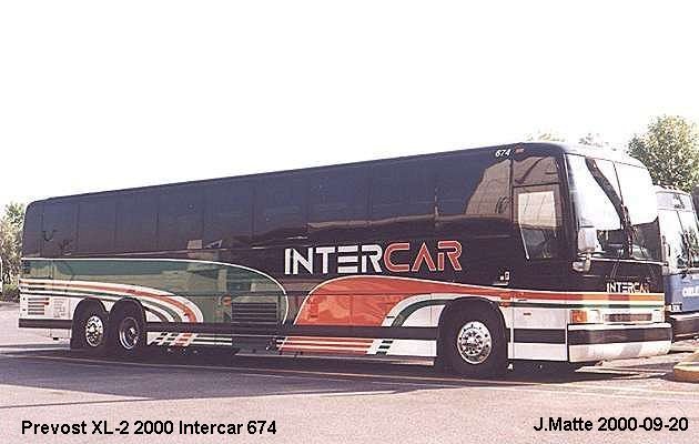 BUS/AUTOBUS: Prevost XL-2 2000 Intercar