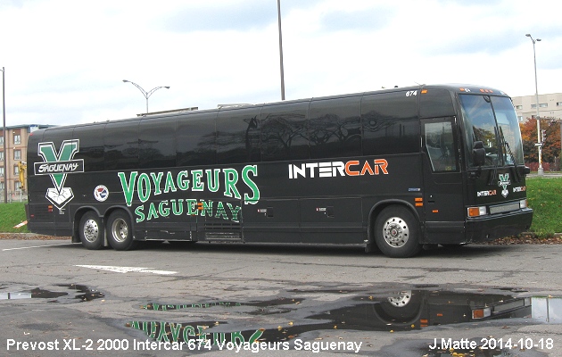 BUS/AUTOBUS: Prevost XL-2 2000 Intercar