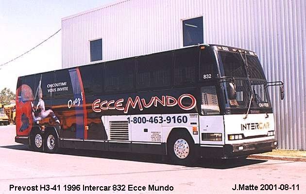 BUS/AUTOBUS: Prevost H3-41 1996 Intercar