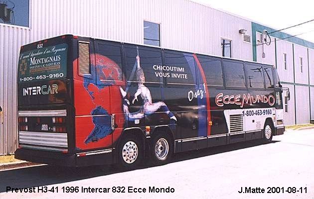 BUS/AUTOBUS: Prevost H3-41 1996 Intercar