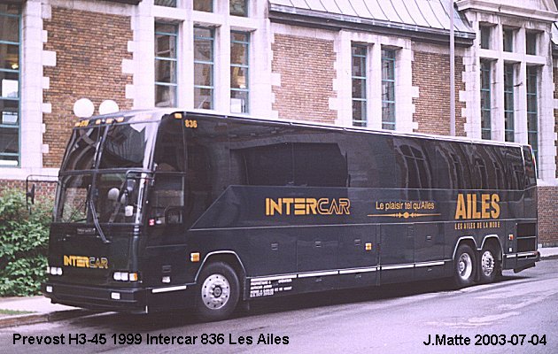 BUS/AUTOBUS: Prevost H3-45 1999 Intercar