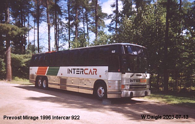 BUS/AUTOBUS: Prevost Le Mirage 1996 Intercar