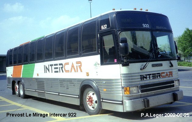 BUS/AUTOBUS: Prevost Le Mirage 1996 Intercar