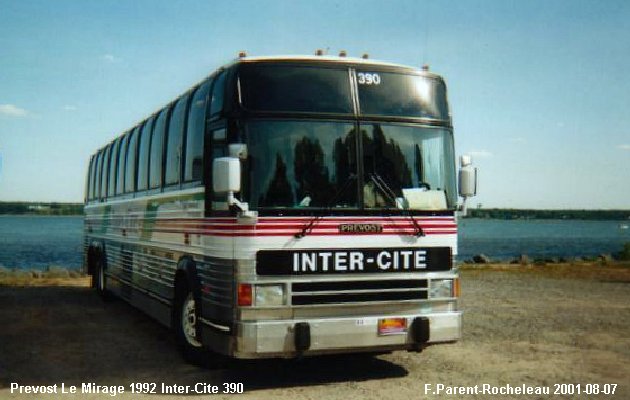 BUS/AUTOBUS: Prevost Le Mirage 1992 Inter-Cité