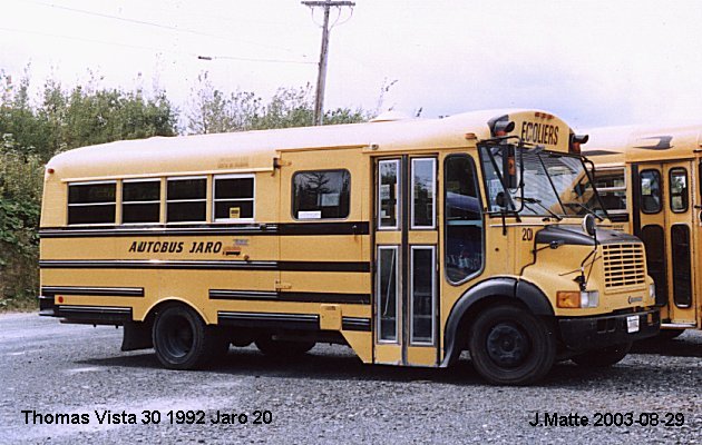 BUS/AUTOBUS: Thomas Vista 1992 Jaro