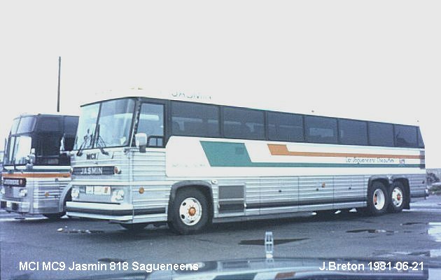 BUS/AUTOBUS: MCI MC 9 1981 Jasmin