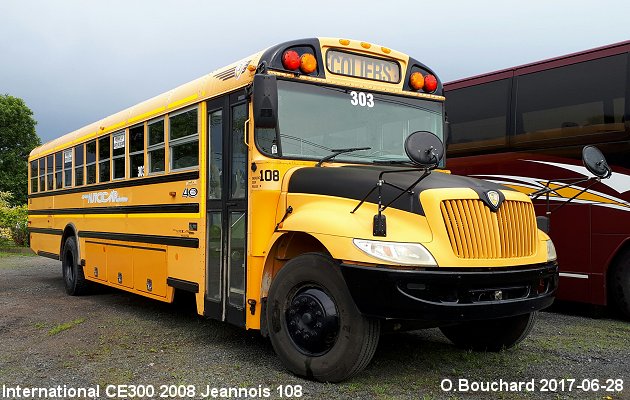 BUS/AUTOBUS: International CE300 2008 Jeannois