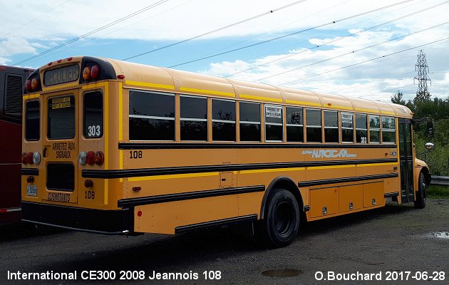 BUS/AUTOBUS: International CE300 2008 Jeannois