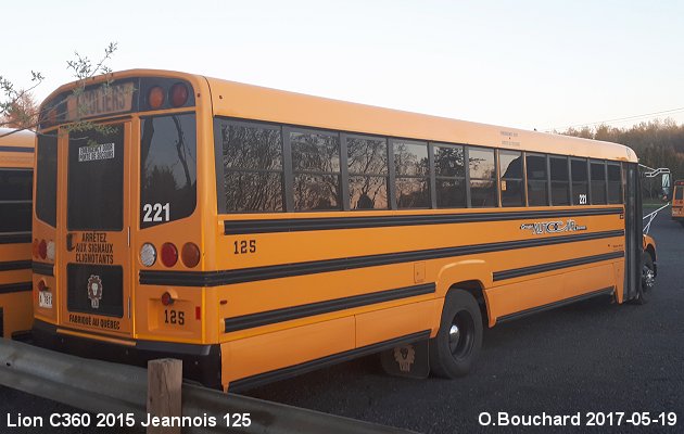 BUS/AUTOBUS: Lion C360 2015 Jeannois