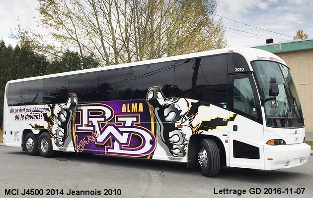 BUS/AUTOBUS: MCI J4500 2014 Jeannois