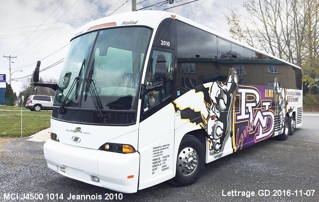 BUS/AUTOBUS: MCI J4500 2014 Jeannois