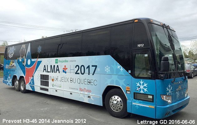 BUS/AUTOBUS: Prevost H3-45 2004 Jeannois