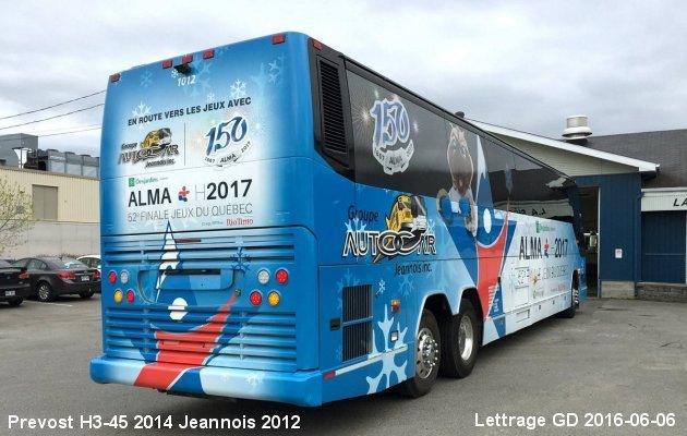 BUS/AUTOBUS: Prevost H3-45 2004 Jeannois