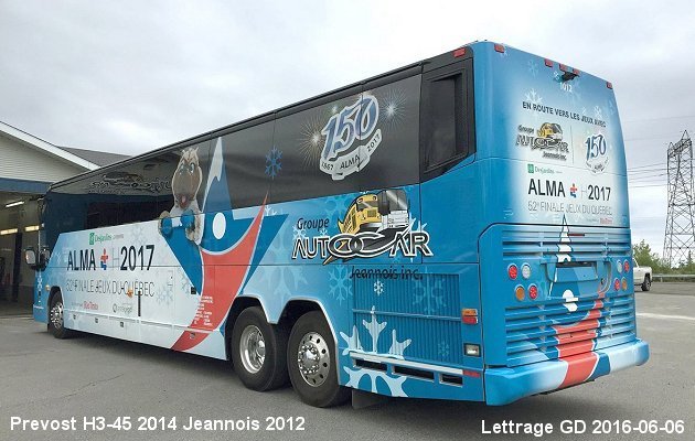 BUS/AUTOBUS: Prevost H3-45 2004 Jeannois