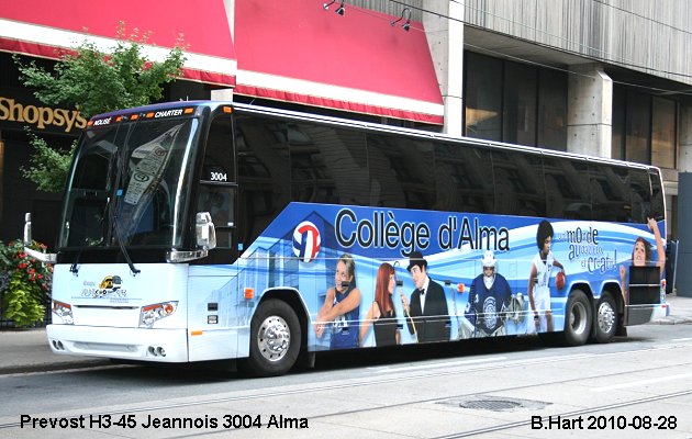 BUS/AUTOBUS: Prevost H3-45 2003 Jeannois