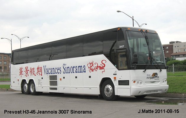 BUS/AUTOBUS: Prevost H3-45 2004 Jeannois