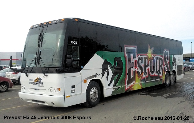 BUS/AUTOBUS: Prevost H3-45 2008 Jeannois