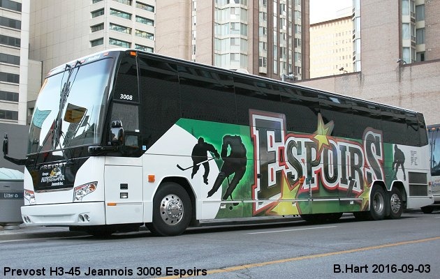 BUS/AUTOBUS: Prevost H3-45 2008 Jeannois