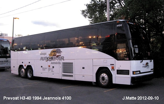 BUS/AUTOBUS: Prevost H3-40 1994 Jeannois