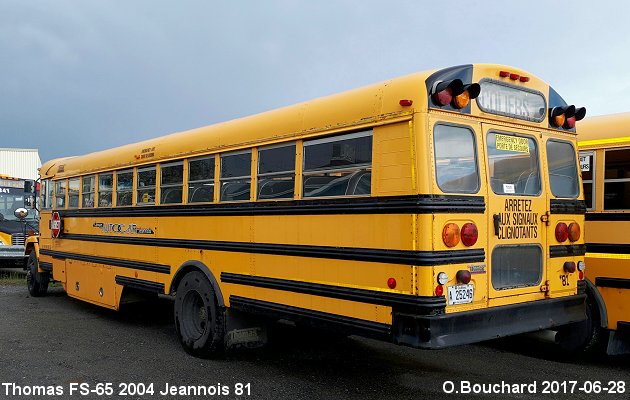 BUS/AUTOBUS: Thomas FS-65 2004 Jeannois