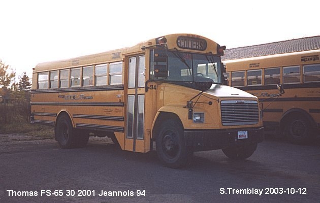 BUS/AUTOBUS: Thomas FS-65 2001 Jeannois