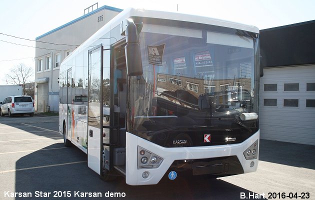 BUS/AUTOBUS: Karsan Star 2015 Karsan