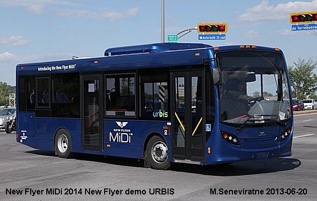 BUS/AUTOBUS: New Flyer MiDi 2014 Keolis