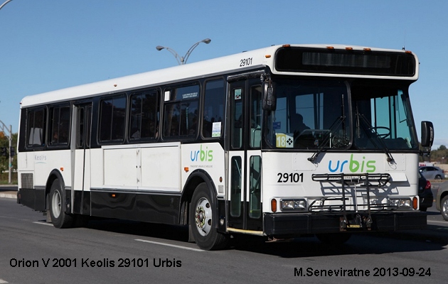 BUS/AUTOBUS: Orion V 2001 Keolis