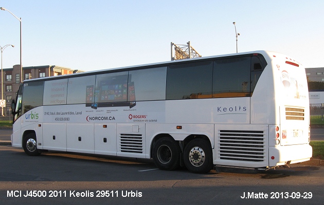 BUS/AUTOBUS: MCI J4500 2011 Keolis