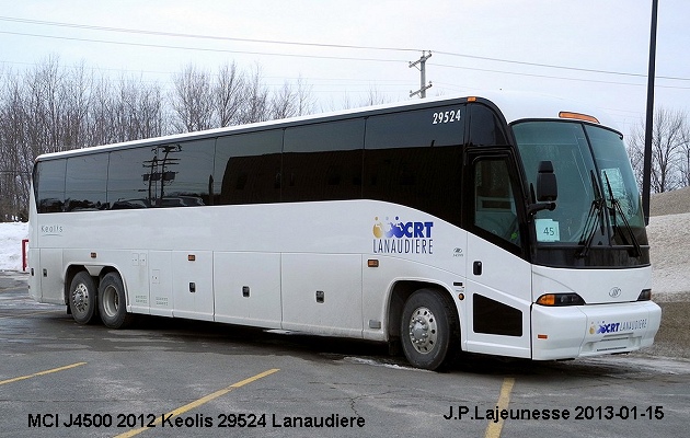 BUS/AUTOBUS: MCI J4500 2012 Keolis