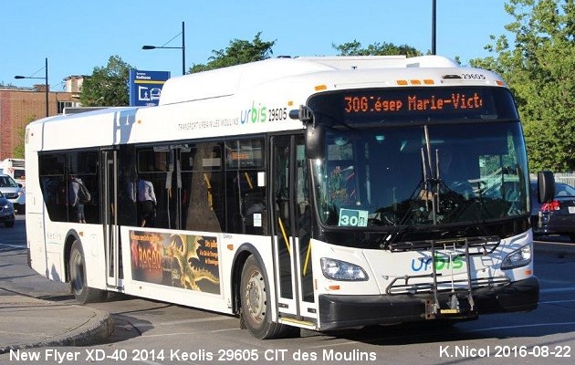 BUS/AUTOBUS: New Flyer XD40 2014 Keolis