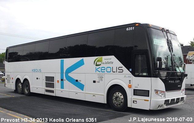 BUS/AUTOBUS: Prevost H3-45 2013 Keolis