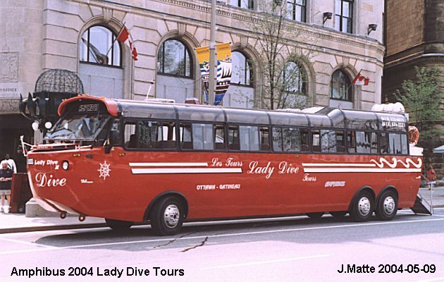 BUS/AUTOBUS: Amphibus 45 2004 Lady Dive Tours