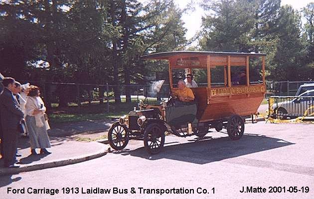 BUS/AUTOBUS: Ford Carriage 1913 Laidlaw