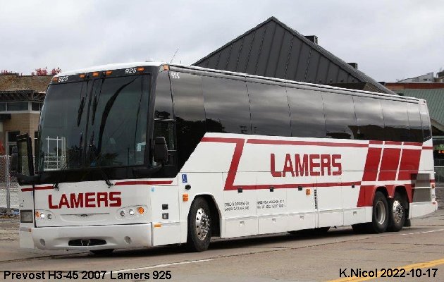 BUS/AUTOBUS: Prevost H3-45 2007 Lamers