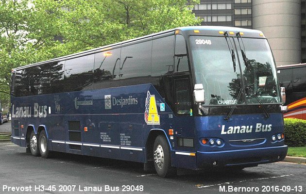 BUS/AUTOBUS: Prevost H3-45 2007 Lanau Bus