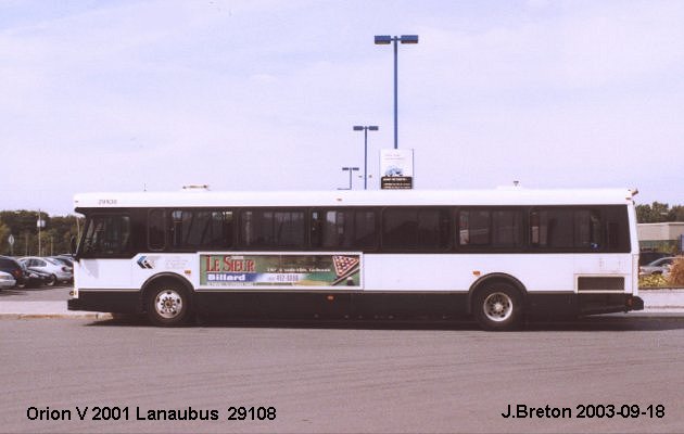 BUS/AUTOBUS: Orion V 2001 Lanaubus