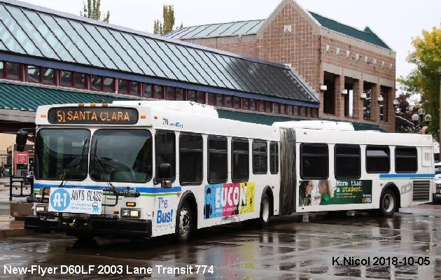 BUS/AUTOBUS: New Flyer D60LF 2003 Lane Transit