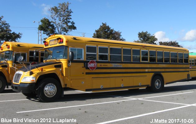 BUS/AUTOBUS: Blue Bird Vision 2012 Laplante