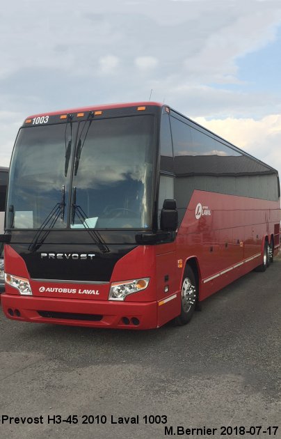 BUS/AUTOBUS: Prevost H3-45 2010 Laval