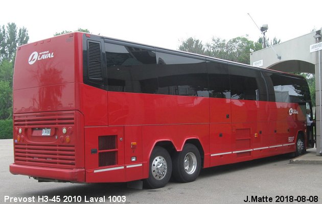 BUS/AUTOBUS: Prevost H3-45 2010 Laval