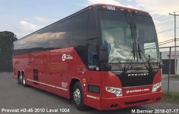 BUS/AUTOBUS: Prevost H3-45 2010 Laval