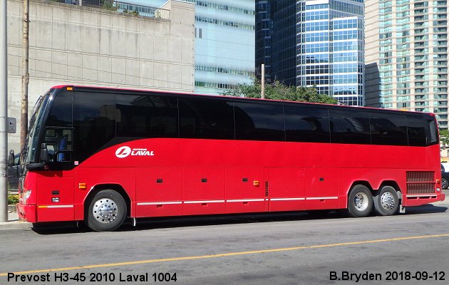 BUS/AUTOBUS: Prevost H3-45 2010 Laval