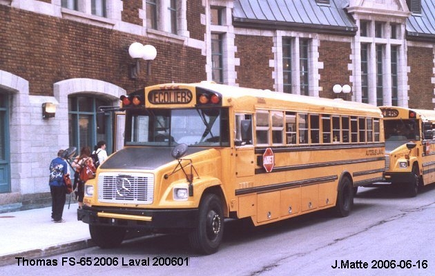 BUS/AUTOBUS: Thomas FS-65 2006 Laval