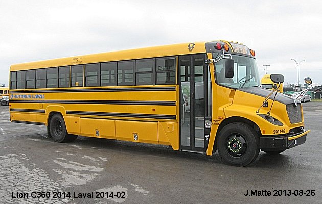 BUS/AUTOBUS: Lion C360 2014 Autobus Laval