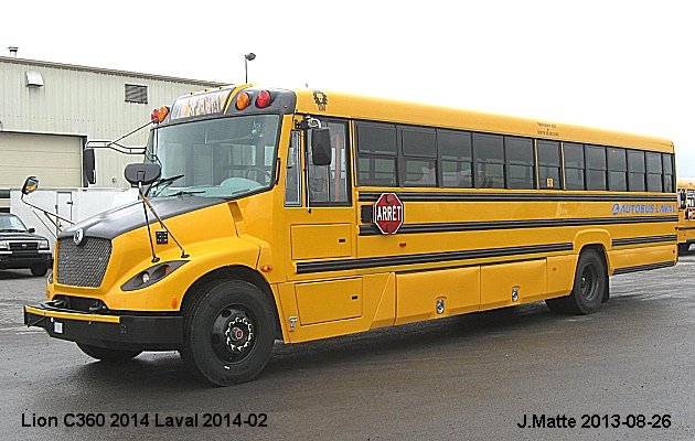 BUS/AUTOBUS: Lion C360 2014 Autobus Laval