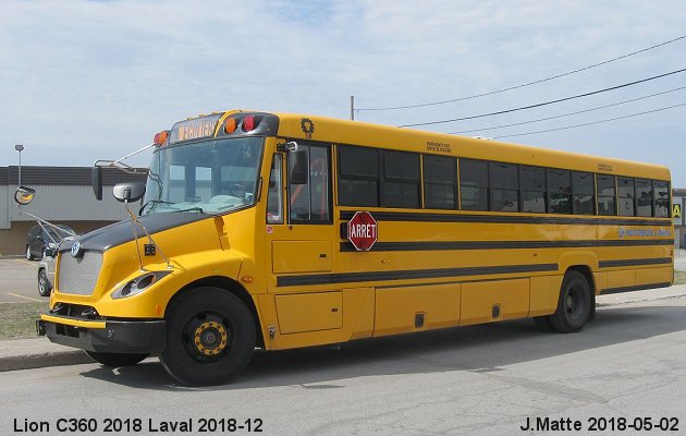 BUS/AUTOBUS: Lion C360 2018 Laval