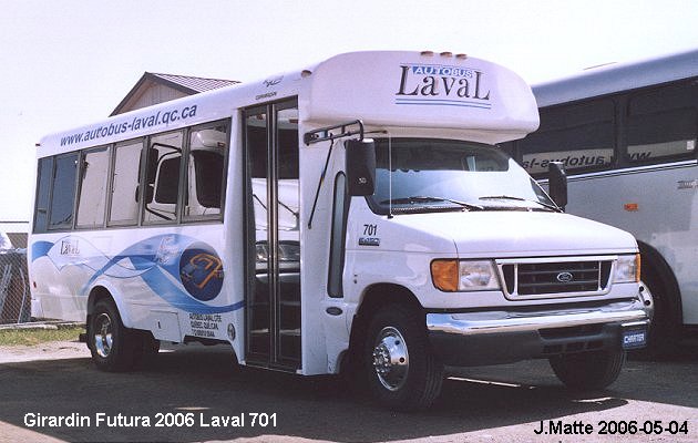 BUS/AUTOBUS: Girardin Futura 2006 Laval